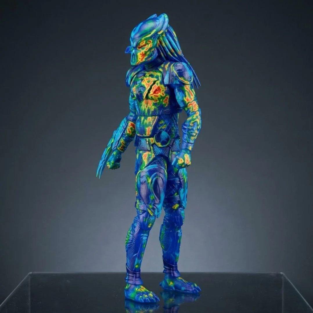 NECA The Predator Series Exclusive Figure Thermal Vision Fugitive Predator