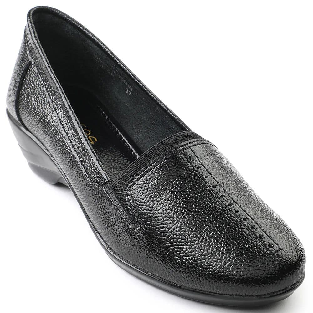 Healers Black Ballerina Shoes For Women TLO-26 By Liberty