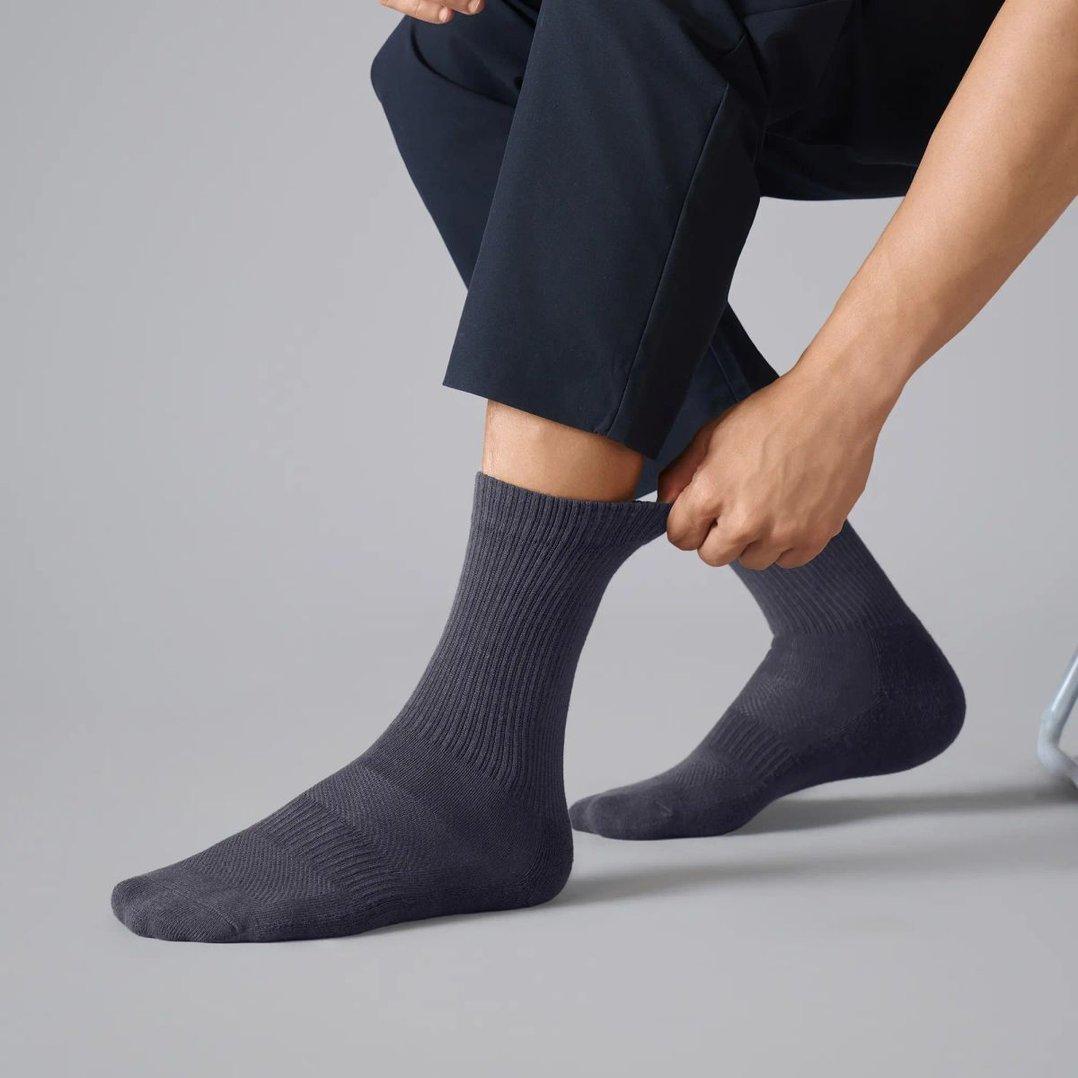 Crew-Length Socks - Graphite Grey