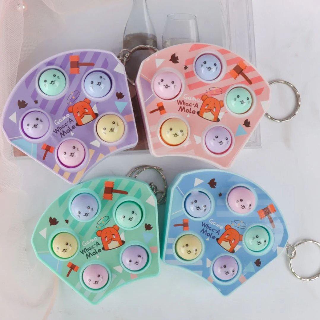 Bunny Popup Game Keyring | Endless Fun with Mr. Bunny!