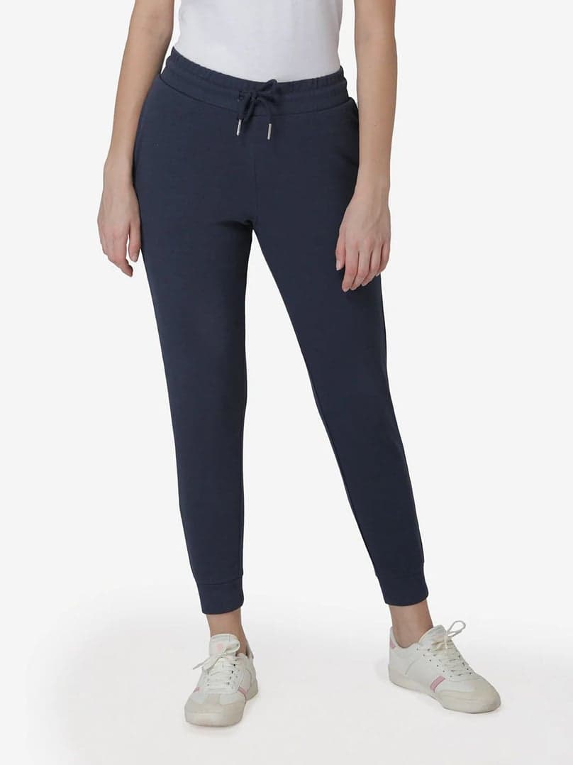 Joggers for Women in Navy | Cotton Athleisure Jogger Pants